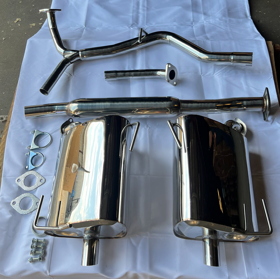 Exhaust Muffler Kit w/ Resonator Y pipe for 2008-2011 Subaru Impreza 2.5L