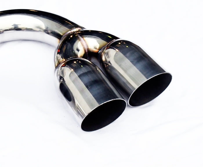 Quad Stainless Tips Catback Exhaust Mufflers for Hyundai Genesis 2dr 2009-2014