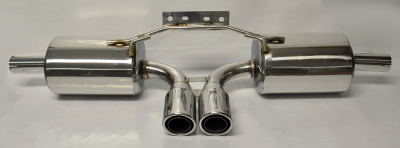 Full Stainless Axle Back Exhaust System for Porsche Boxster 986 97-04 Base & S