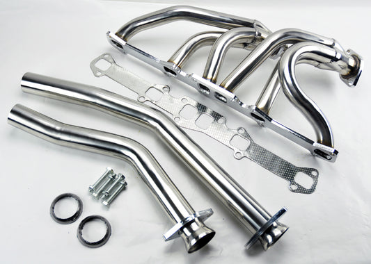 L6 144/170/200/250 CID Stainless Steel Performance Exhaust Headers for Ford Merc