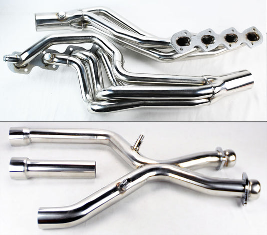 Performance Long Tube Headers & X Pipe For Ford Mustang 96-04 Cobra Mach 1 4.6L