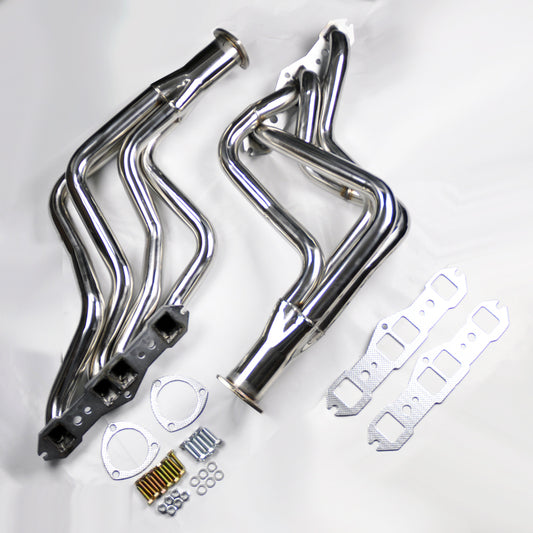 Long Stainless Exhaust Manifolds Headers for Oldsmobile Cutlass Delta 65-74 350 400 455