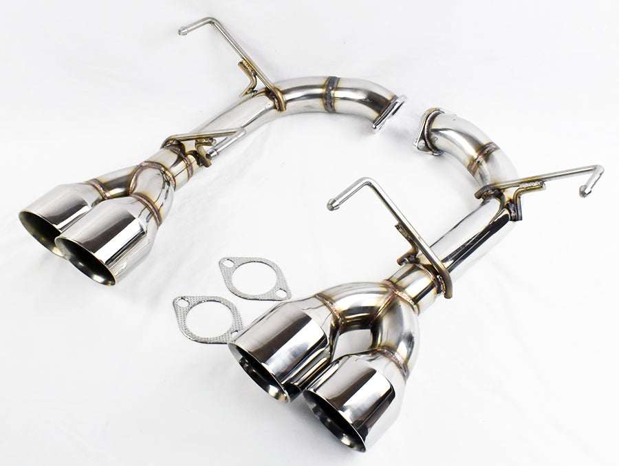 Polished Stainless Axle Back Muffler Exhaust for Subaru WRX & STi 15-21